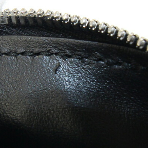 BOTTEGA VENETA Black Leather Intrecciato Pouch - Picture 9 of 10